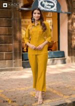 Kadlee Martina design 6 front view viscose weaving suit for women