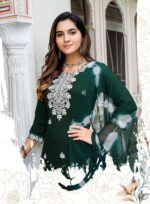 Nazmeen cotton dupatta featuring authentic tie-dye patterns