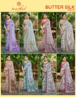 Kashvi Creation butter silk saree in satin chiffon fabric