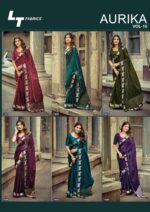 LT Fashion Aurika Vol-16 premium malai silk saree with heavy embroidery