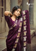 LT Fashion Aurika Vol-16 saree fabric texture NC malai silk