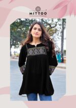 Emlee Design 6 kurti embroidery pattern close view