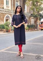 Women ethnic wear top heavy rayon fabric with handwork design 6