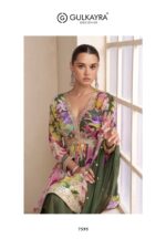 Elaborate thread work on Gulkayra Raaga Real Chinon top.