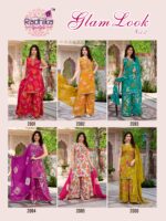 Milano Silk Handwork Kurti Plazo Suit Set with Naznin Dupatta