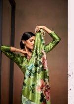 RajPath Fabrics Crape Silk Saree set latest design Bollywood Sattin