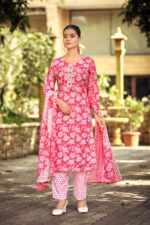 Tips & Tops cotton print 3 piece suit set vol 11 design 4