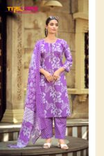 Tips & Tops cotton print 3 piece suit set vol 11 design 3
