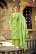 Tips & Tops cotton print 3 piece suit set vol 11 design 5