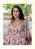 Elegant hand-embroidered Cotton Flex printed ensemble by Wooglee - Shakira Catalog Design 4.