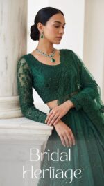 Alizeh Heritage Colours 1083 butterfly net lehenga choli latest bridal collection