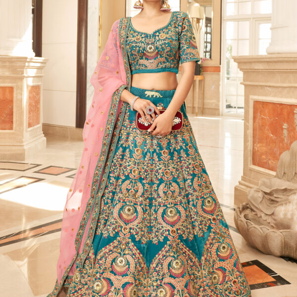 Zeel Clothing Cultural Vol 02 designer lehenga choli with embroidery work