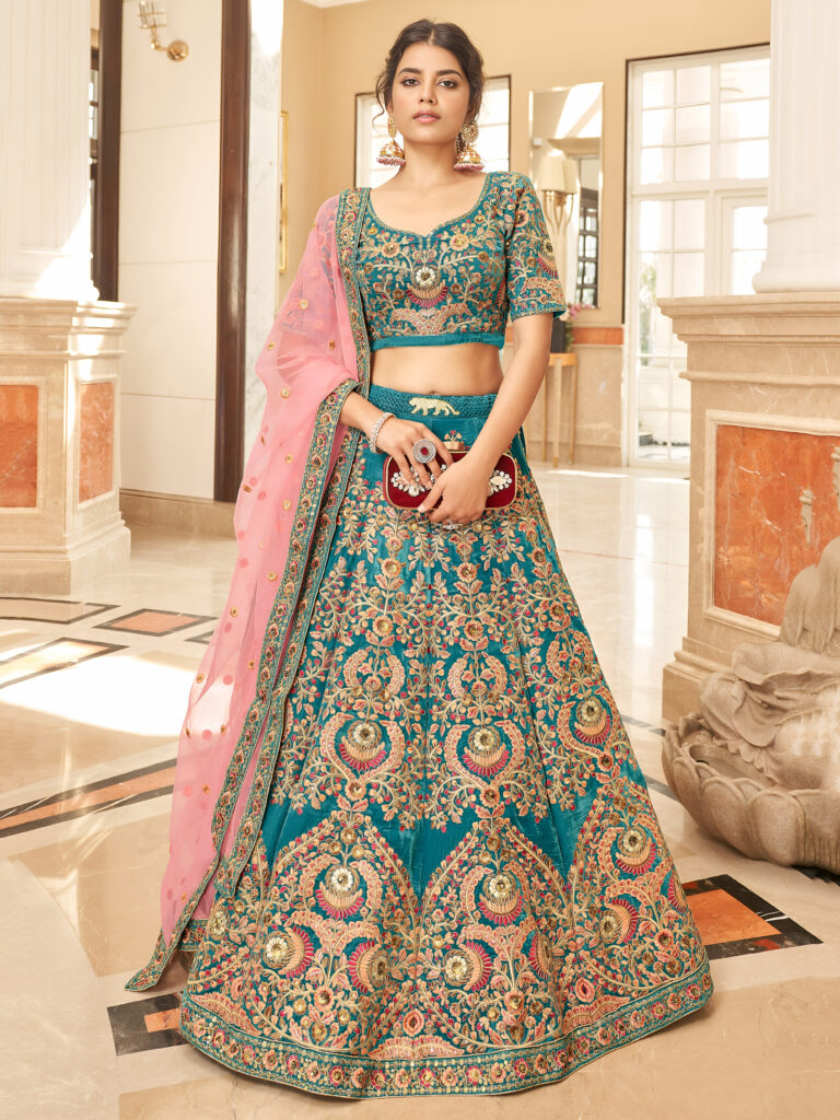 Zeel Clothing Cultural Vol 02 designer lehenga choli with embroidery work