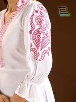 Blue Hulls ANNA rayon kurti back view with comfortable fit and stylish look
