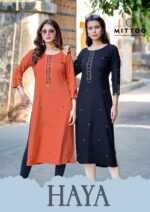 MITTOO HAYA Design 6 fashionable women kurti collection