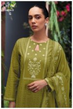 Ganga Jivanshi 4734 full suit set top bottom dupatta premium cotton