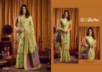 Elegant khadi cotton saree design from Gobuni Shruti series 2701 to 2706