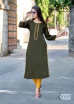 Traditional designer kurti set with premium handwork finish