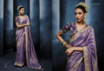 Kimora 5670 pure fancy fabric saree lightweight elegant draping style