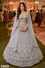 Designer embroidered party wear gown for wholesale buyers