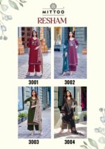 MITTOO Resham Design 4 Dhabu Cotton suit set with thread and khatli work for wholesale buyers
