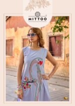 Matching dhabu cotton bottom pant with MITTOO Udaan kurti set design 6