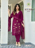 Passion Tree Raahi Vol-1 festive wear kurti pant dupatta set
