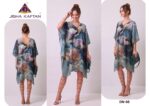 Wholesale digital printed cotton kurti set set of 8 designs Jisha Kaftan collection