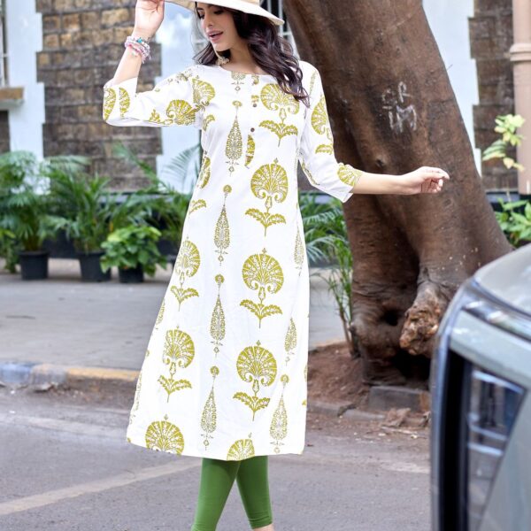 ZOORI Akshara Vol 33 Design 6 stylish embroidery work rayon kurti