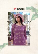 ZOORI Akshara Vol 33 embroidered kurti for office and casual wear