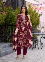 Designer rayon foil print suit set available in M to 3XL sizes