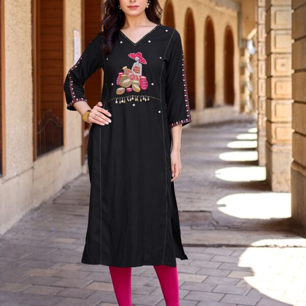 Wholesale rayon kurti collection from Surat