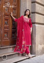 MITTOO Aarzoo wholesale ladies suit collection in viscose fabric
