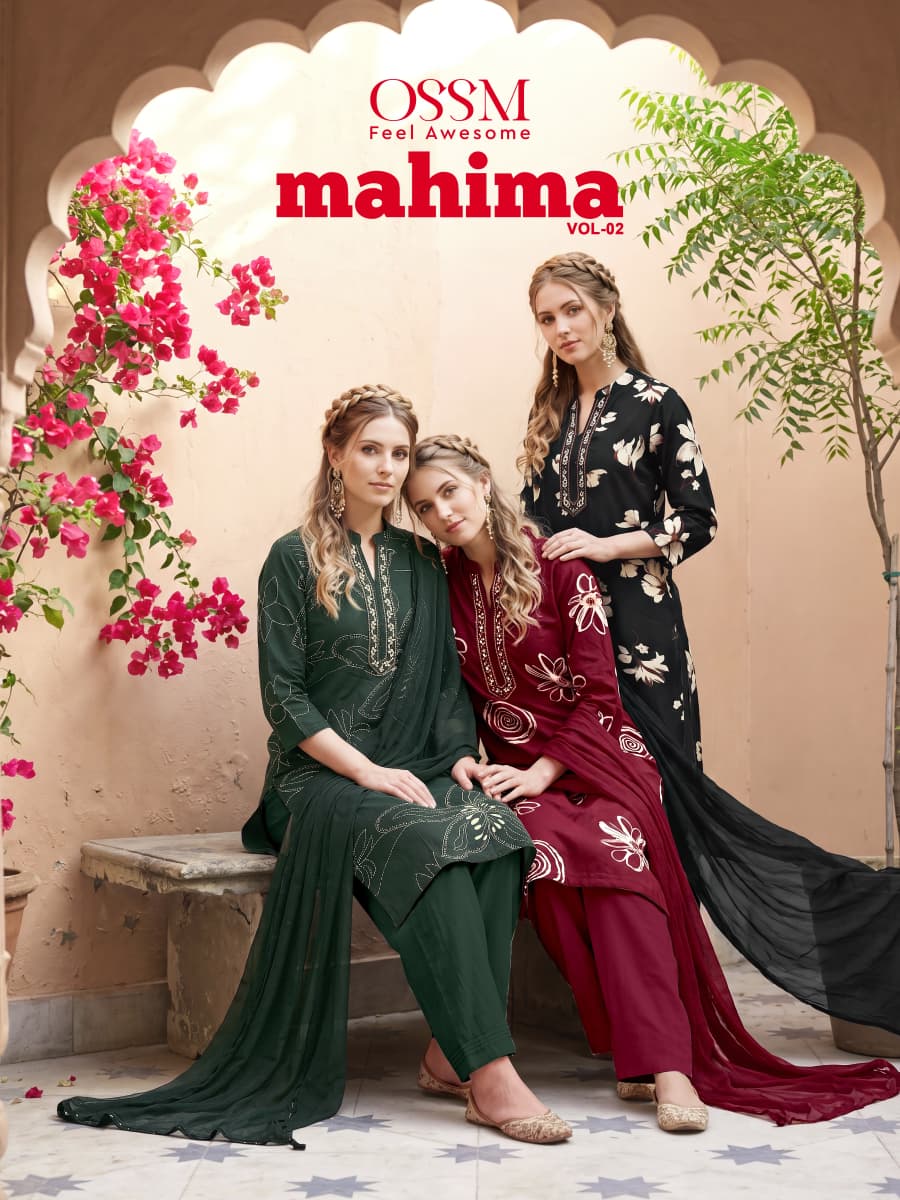 Mahima Vol 02 Designer Embroidered Kurti Set Mahima Vol 02 Designer Embroidered Kurti Set