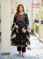 Chanderi cotton dupatta ladies suit set