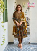 Embroidered Nayra cut kurti wholesale collection
