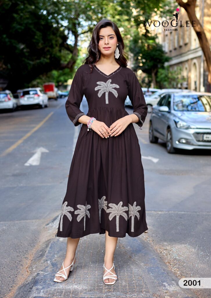 Premium WOOGLEE YAMINI ethnic wear collection The OM Dresses