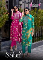 Stylish straight cut rayon suit with pocket pant and dupatta