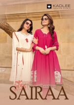 Premium muslin ethnic wear with Chanderi dupatta