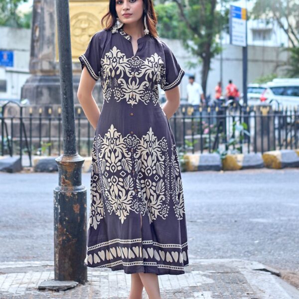 KADLEE Signature Rayon Print Thread & Handwork Kurti Collection