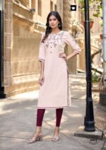 Latest KADLEE Suchitra designer kurti with intricate thread embroidery work