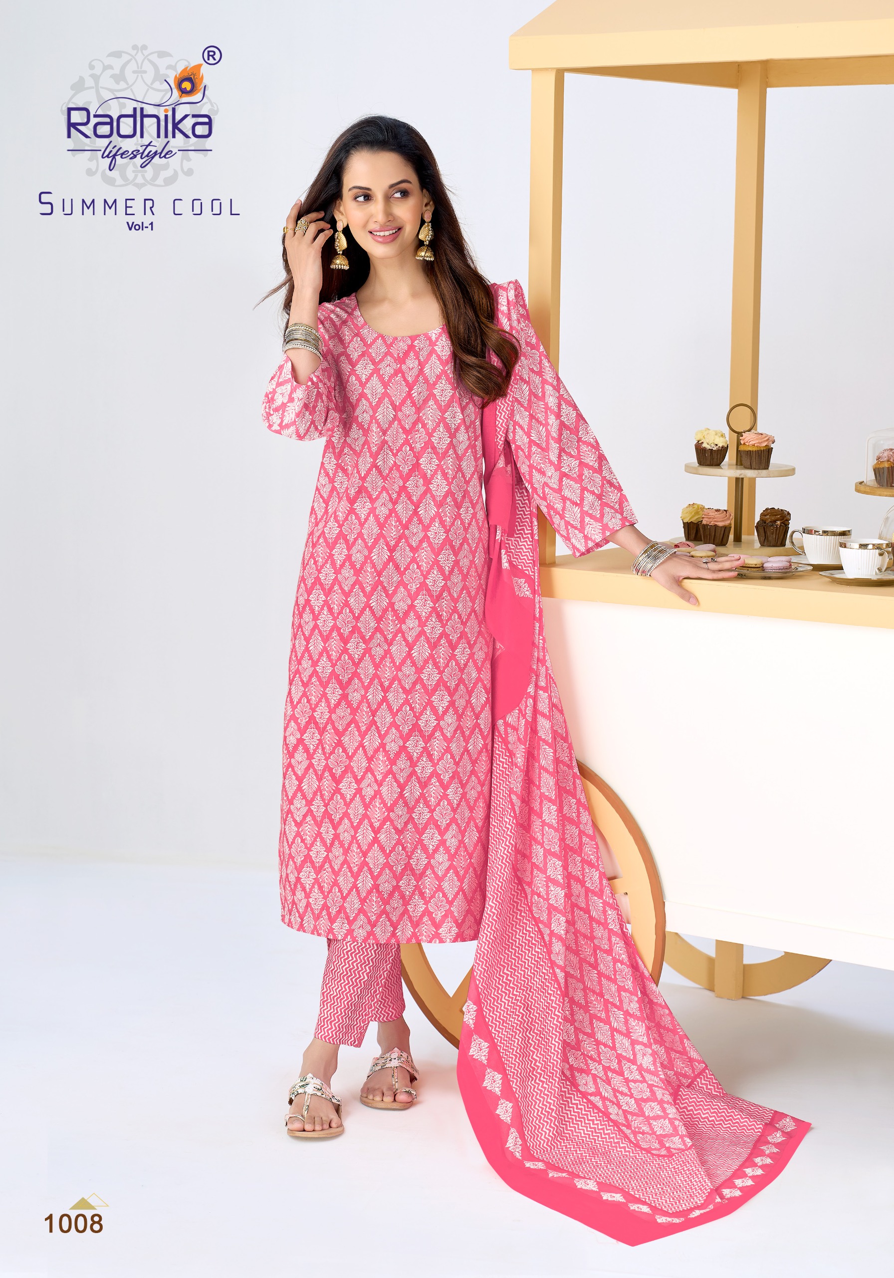 RADHIKA LIFE STYLE Summer Collection Cotton Kurti Set RADHIKA LIFE STYLE Summer Collection Cotton Kurti Set