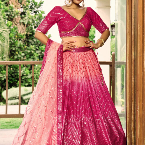 Zeel Clothing Kimaya Designer Chinon Lehenga Choli Set – Wholesale Supplier in Surat, India