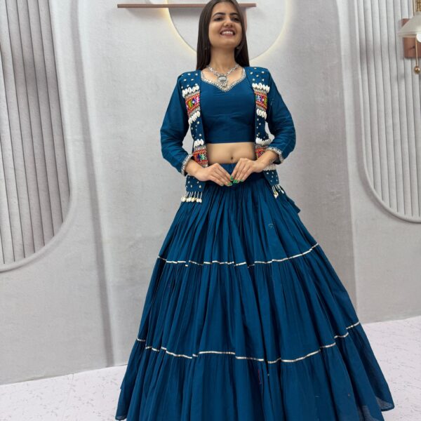 RAAL Silk Royal Hand Work Navratri Designer Lehenga Choli