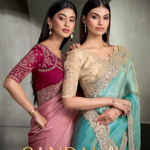 TFH Sandalwood 17th Edition – Premium Designer Party Wear Saree Collection