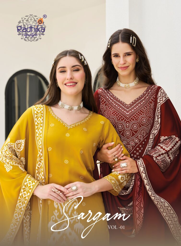 Radhika Sargam Gajji Silk Kurti Wholesale