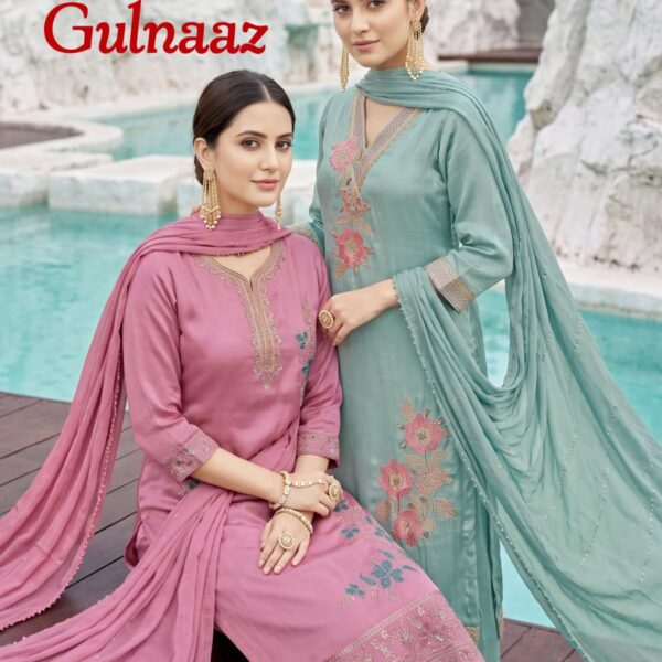 OSSM Gulnaaz Festive 3PC Suit Wholesale – Premium Embroidery Collection