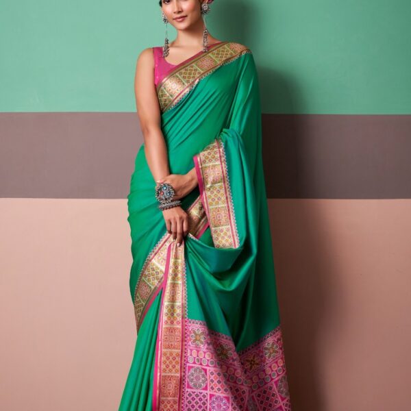 RajPath Fabrics Vrindavan Silk Vol.03 Elegant Patola Silk Saree