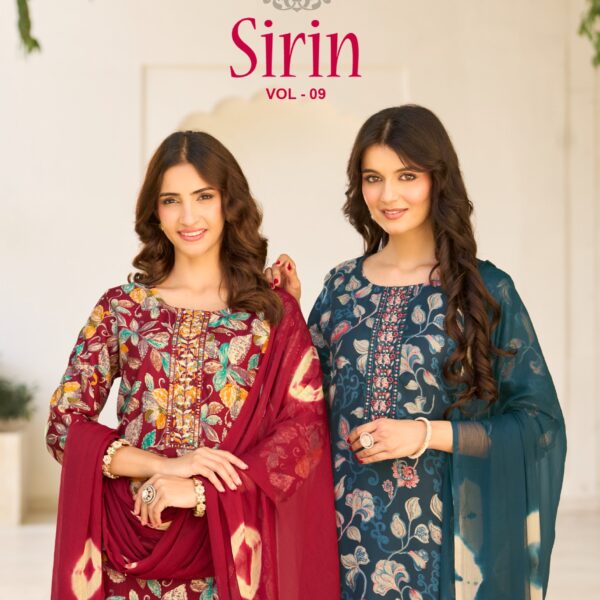 Radhika Lifestyle Sirin Vol 9 wholesale three piece suit collection